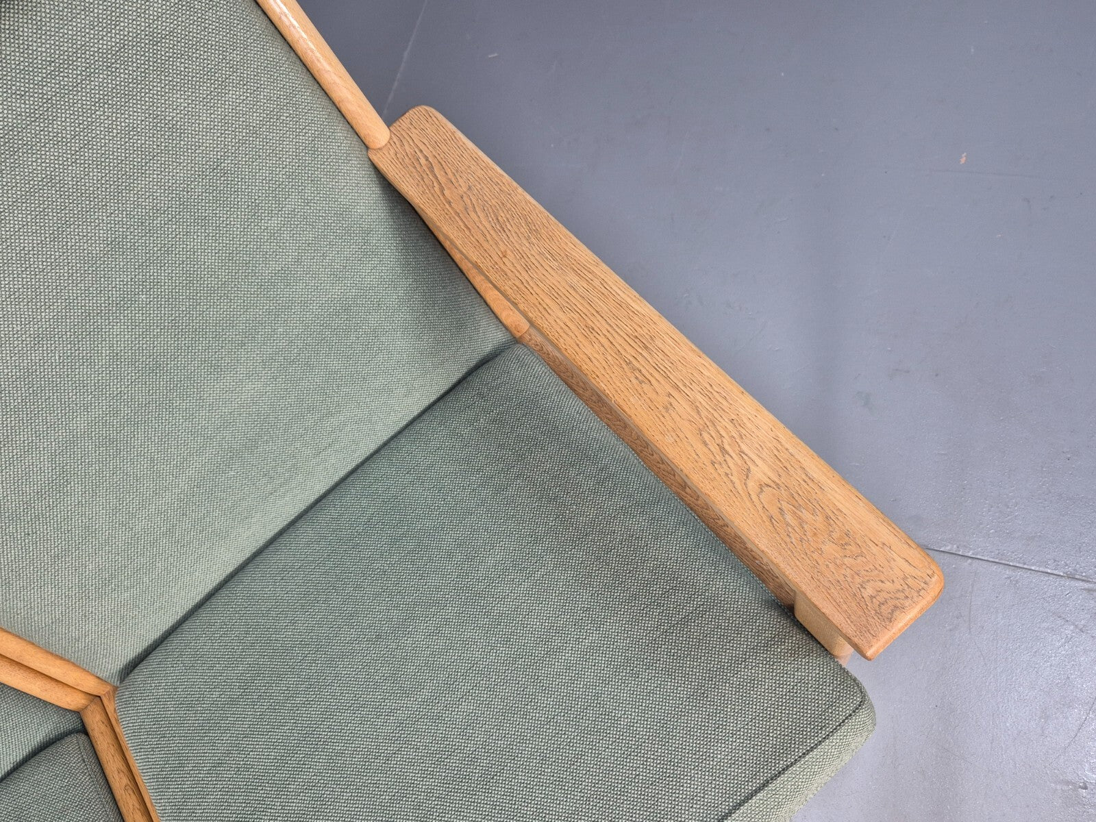 Modular 2 Seater Sofa Light Green Hans Wegner Style Vintage Danish EB9262 M2SS - UKDK FURNITURE