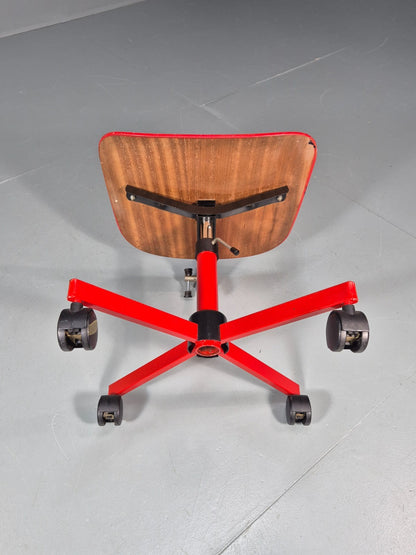 1960s Kevi Task Desk Chair Jorgen Rasmussen MCM Danish Retro EB10813 MSWI8