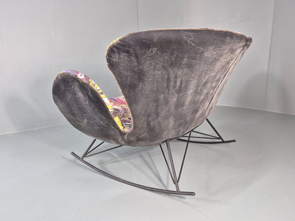 2 Seater Rocking Sofa by Sinnerup Denmark Abstract Colourful Cover EB11369 M2SS11