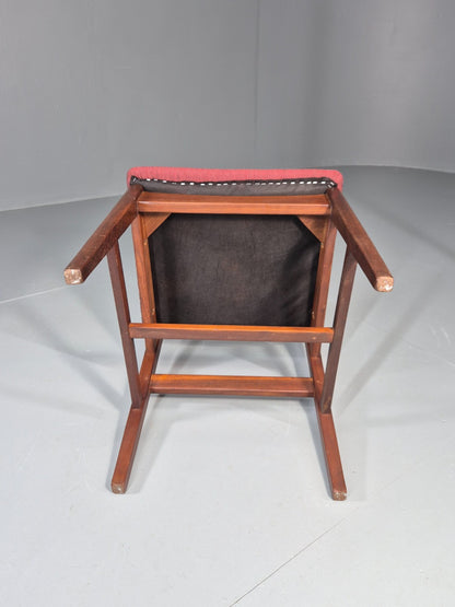 Danish Mid Century Dining Chair in Teak 1970s New Upholstery Retro EB11525 MDIN12