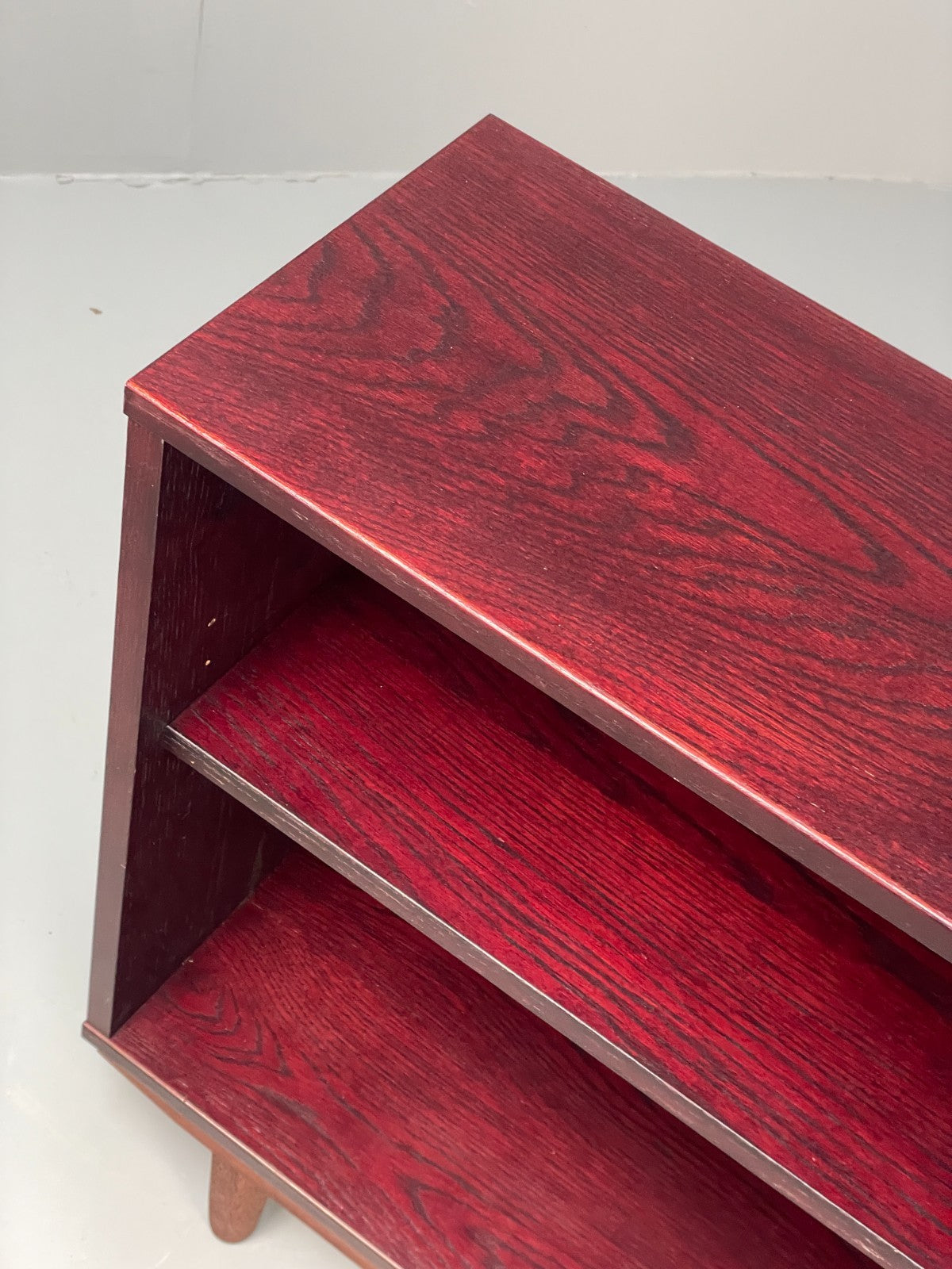 Vintage Dark Oak Bookcase Adjustable Shelf By Beaver & Tapley EB11497MWOO3