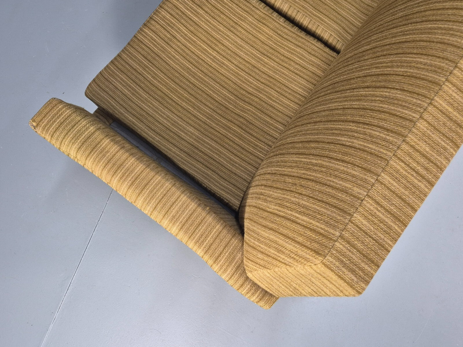Danish 1960s 4 Seat Sofa Green Wool Teak Legs Retro Mid Century EB9746 M4SS - UKDK FURNITURE