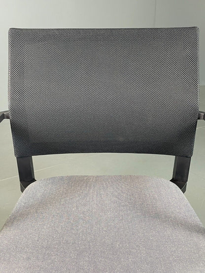 Vintage Task Chair Black and Grey Moventi Coz Cantilever EB6831 MNOR - UKDK FURNITURE