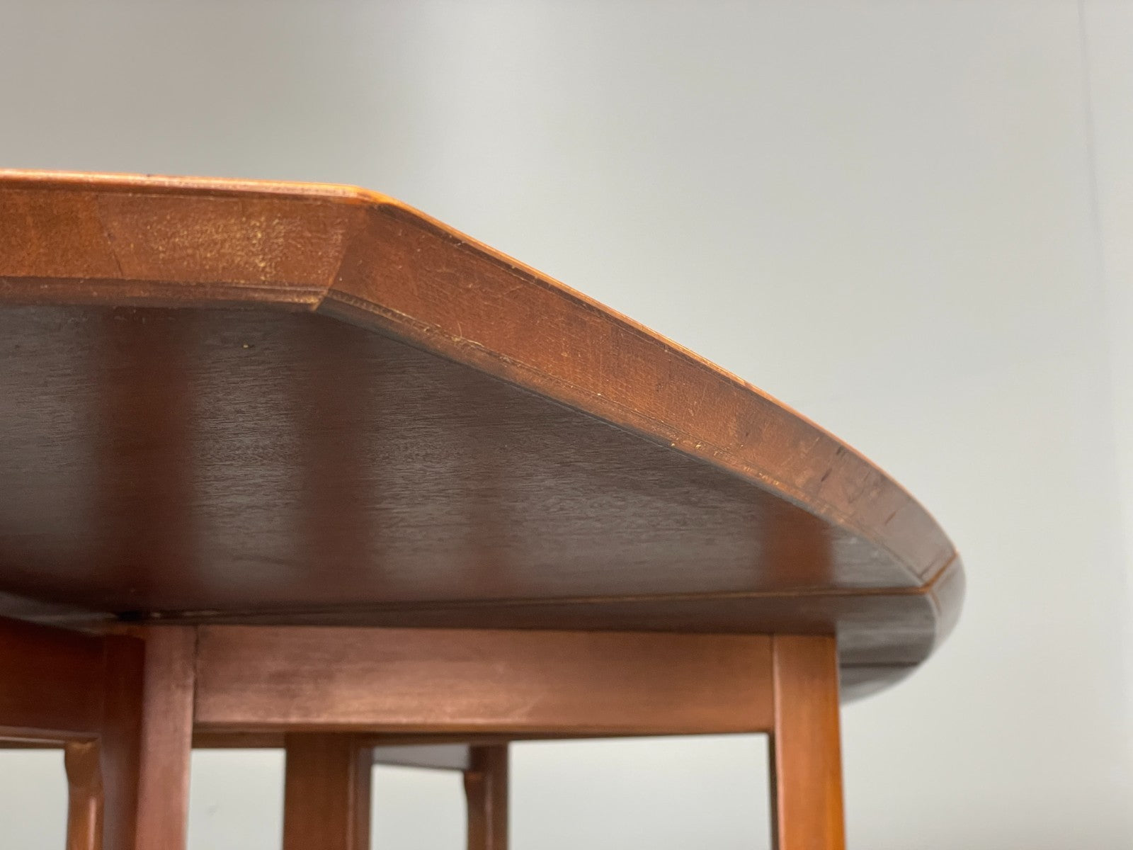 Vintage Drop Leaf Dining Table By Harris Lebus Walnut & Beech 1960s EB10675 MWOO12