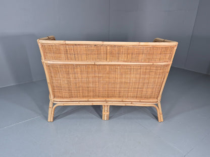 Vintage Rattan Two Seat Sofa 1970s Style Retro  EB11220 VBER11