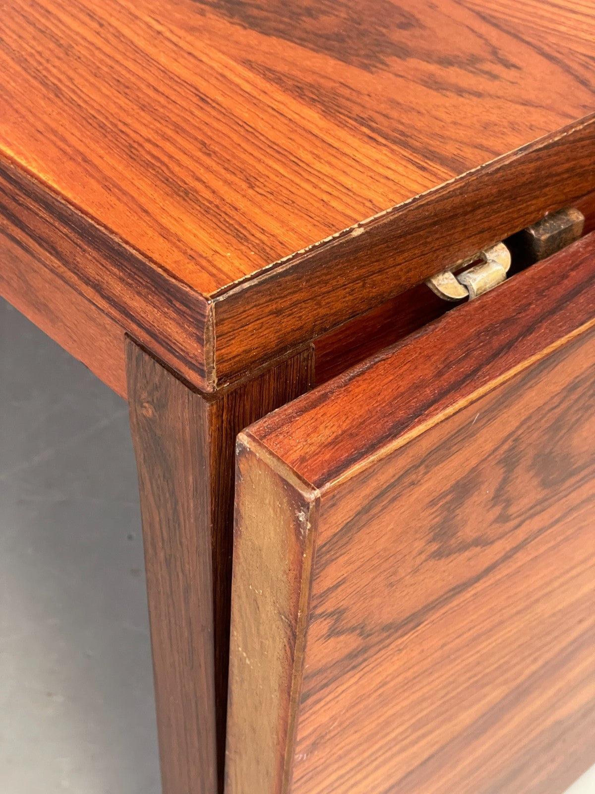 Vintage Danish Coffee Table Square Drop Leaf Extending Gansø Mobler EB10676 MWOO16