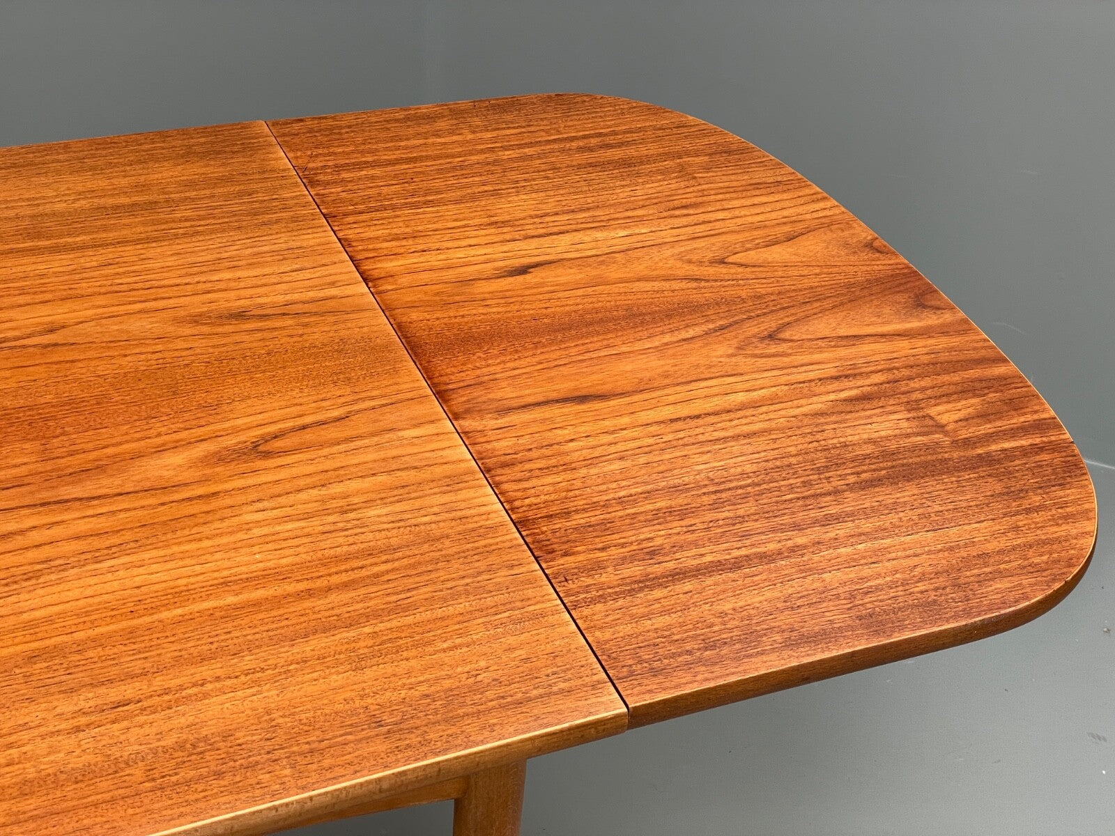 Vintage Teak Extending Dining Table Drop Leaf Beech Mid Century EB9813 MWOO - UKDK FURNITURE
