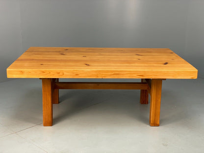 Large Solid Pine Coffee Table Scandinavian Design EB7551 MWOO - UKDK FURNITURE