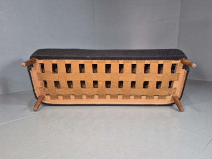Vintage Danish 2 seat Sofa Dark Grey Mid Century Modern Retro 1950s EB8318 MNOR - UKDK FURNITURE