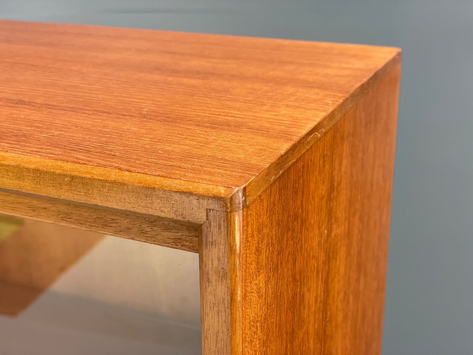 Vintage Teak Bookcase Retro 1960s Glazed Unit By Gibbs Furniture EB9776 MWOO - UKDK FURNITURE