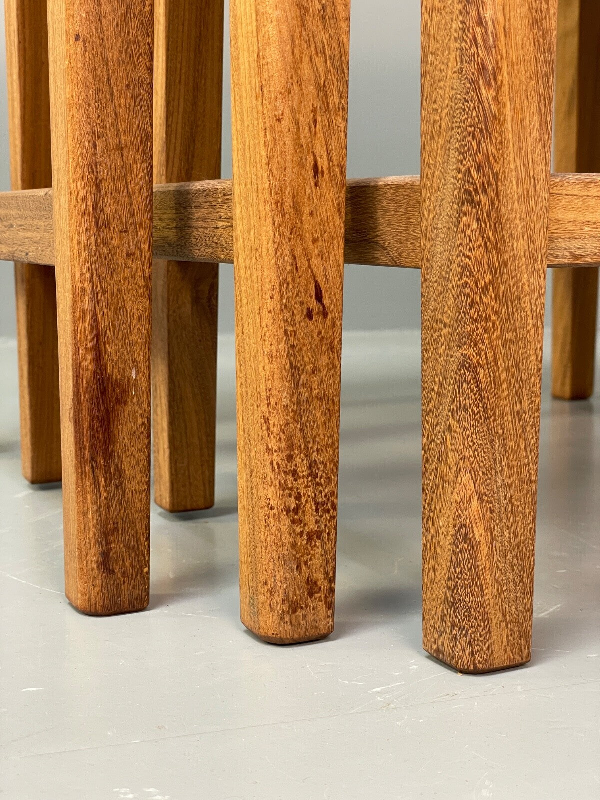 Vintage Solid Teak Nesting Tables Mid Century EB9755 MWOO - UKDK FURNITURE