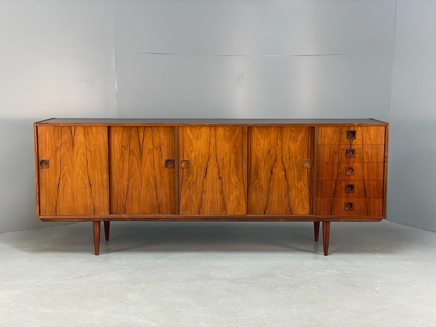 Vintage Danish Large Sideboard Shelving Drawers Retro Storage EB8847 MWOO - UKDK FURNITURE