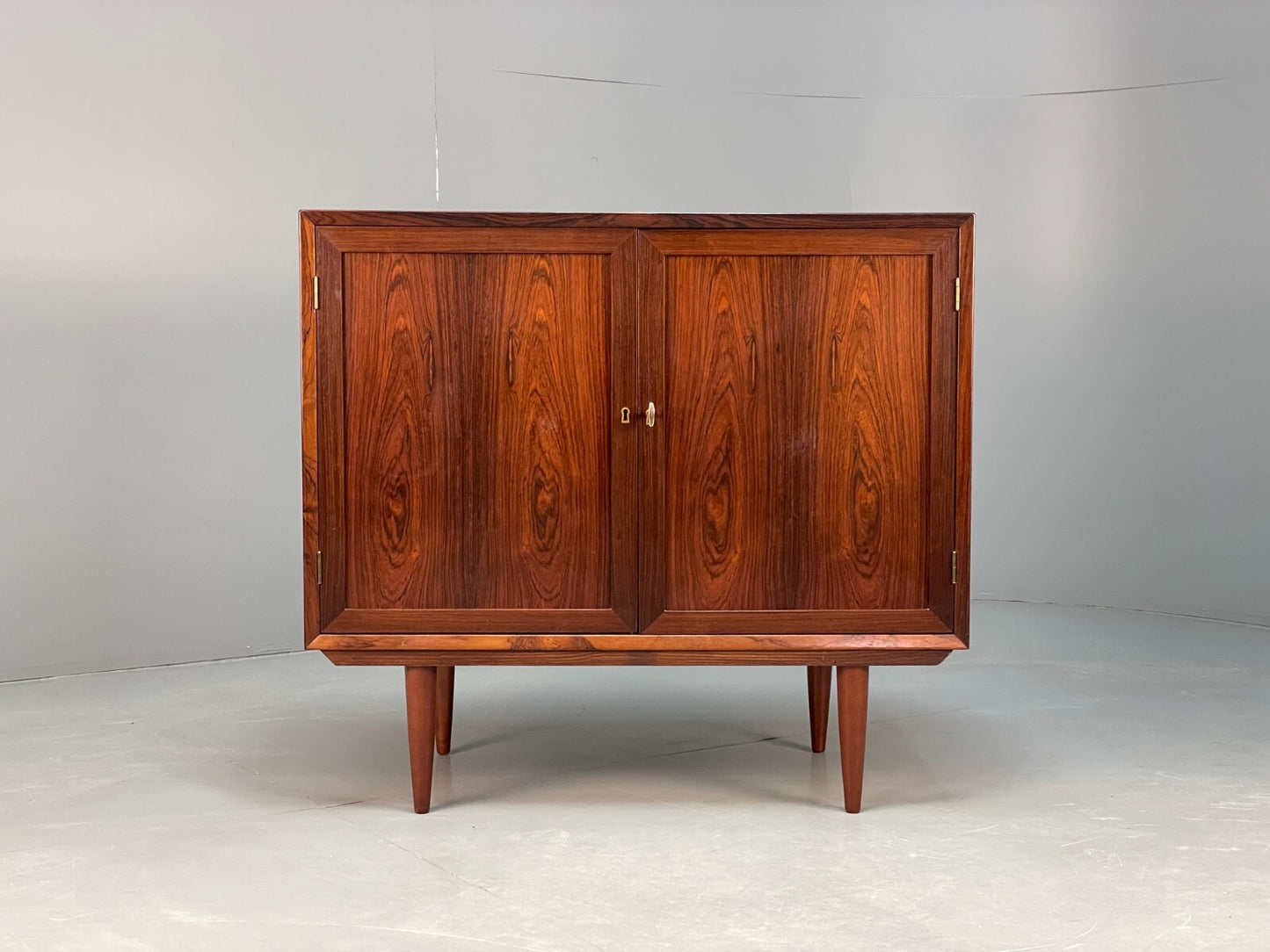 Vintage Danish Double Door Cabinet By LYBY Møbler Mid Century EB8844 MWOO - UKDK FURNITURE