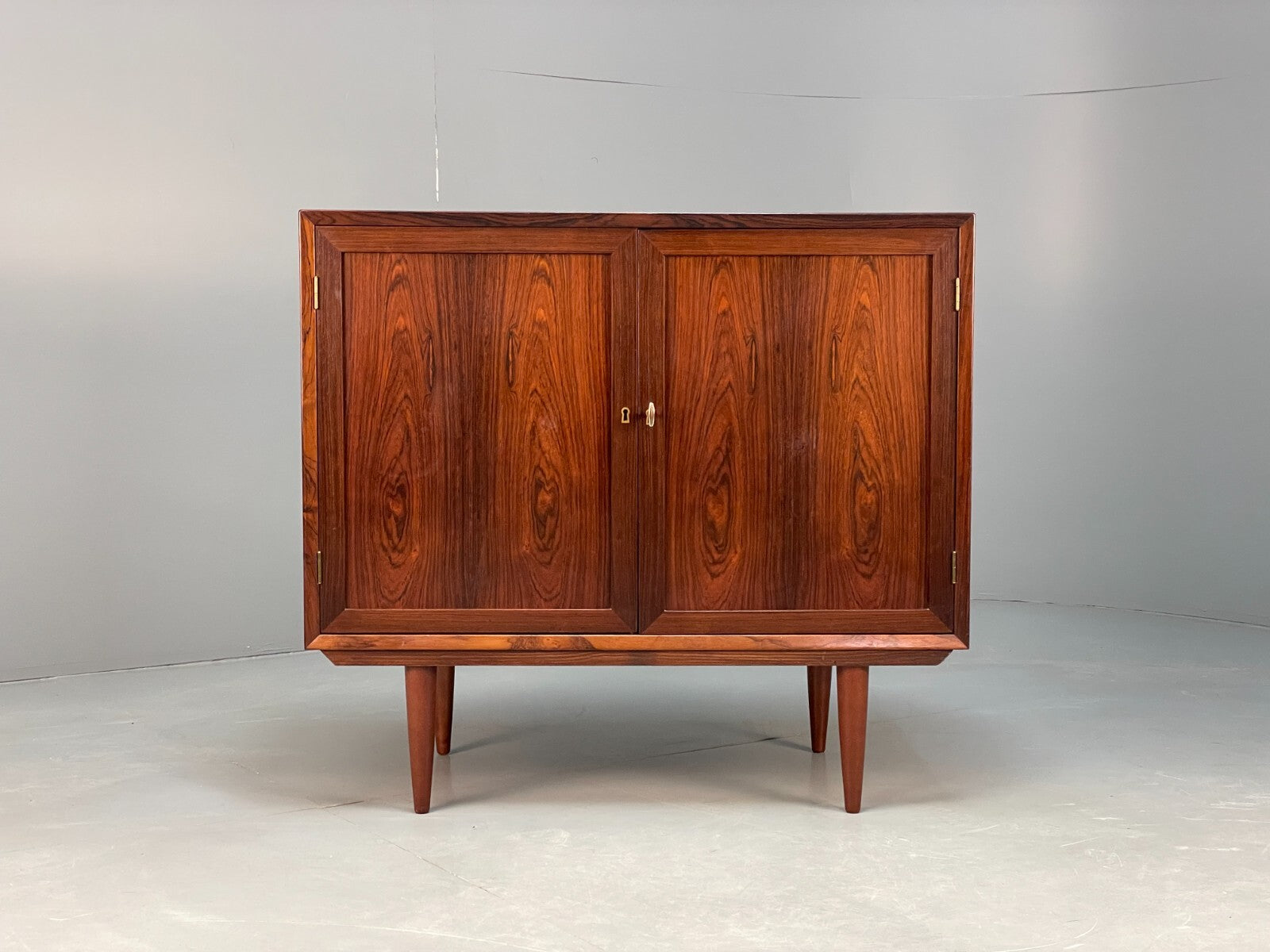 Vintage Danish Double Door Cabinet By LYBY Møbler Mid Century EB8844 MWOO - UKDK FURNITURE
