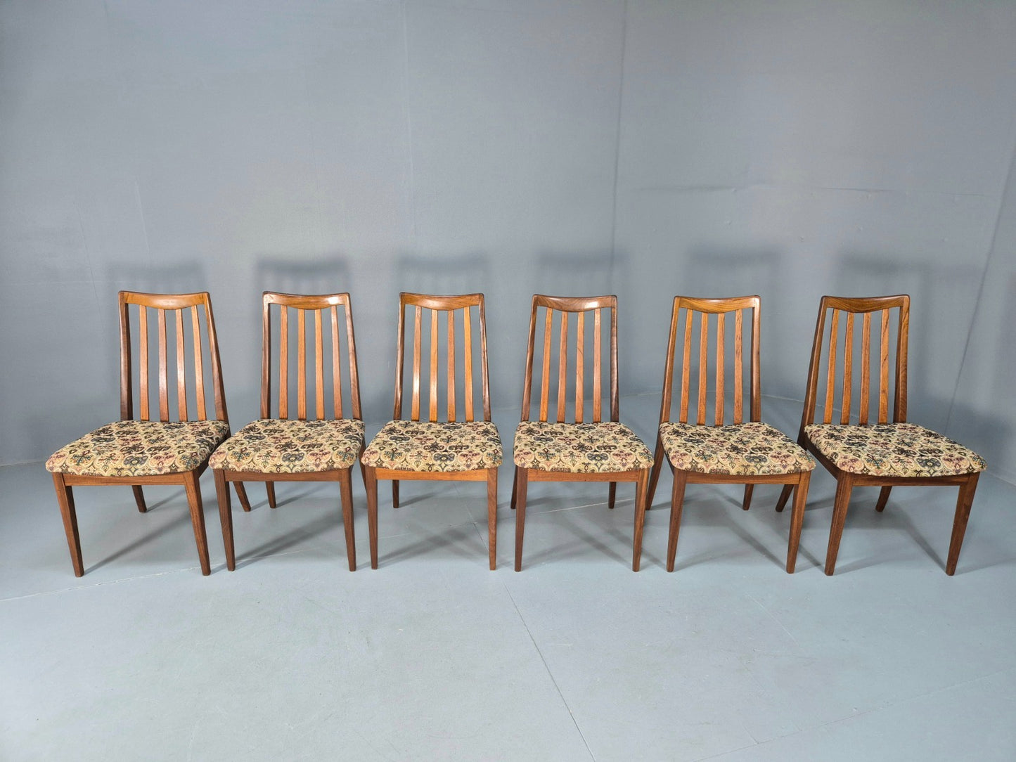 6 Fresco G Plan Dining Chairs High Back Teak 1970s Retro MCM  EB10054 MDIN4
