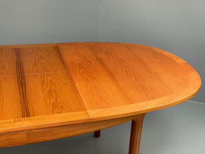 Vintage Nathan Teak Dining Table Extending Retro 1970s EB9827 MWOO - UKDK FURNITURE