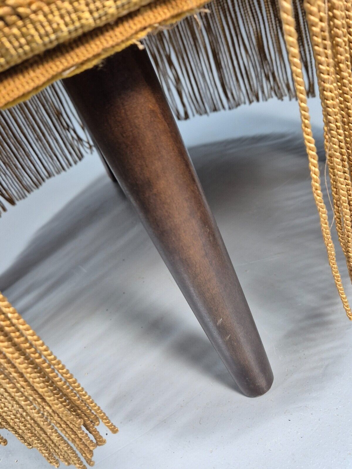 Vintage Danish Lounge Chair Gold Velour 1930s Boudoir Suite EB8978 VCLO - UKDK FURNITURE