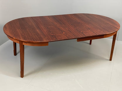 Vintage Extending Dining Table Circular 1960s Danish N.C Møbler EB10914 MWOO0