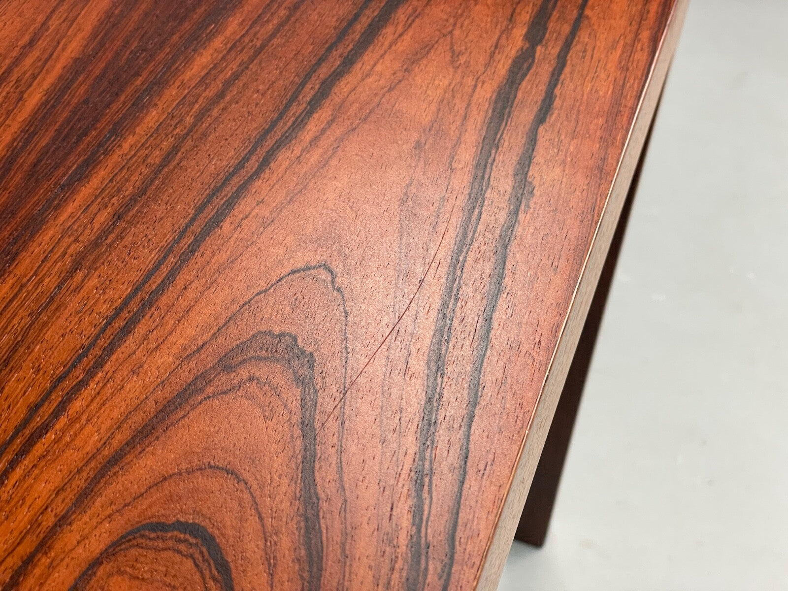 Vintage Danish Square Coffee Table By Haslev Retro 1960s Darkwood EB8801 MWOO - UKDK FURNITURE