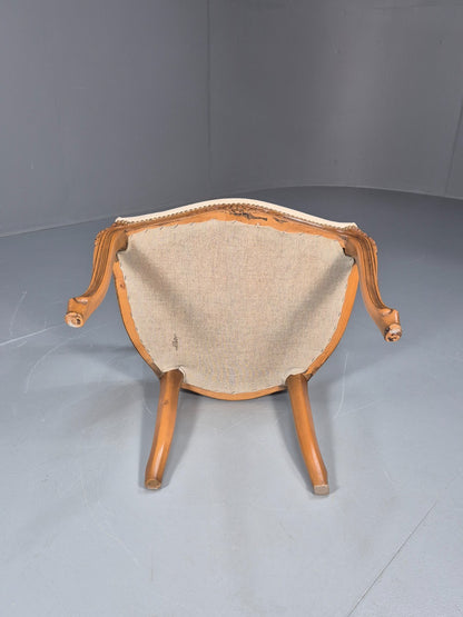 Vintage Rococo Lounge Chair 1960s Danish Retro Repro EB10734 VCLO12