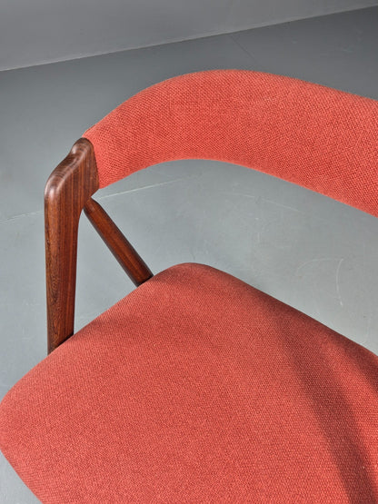 Vintage Thomas Harlev Chair New Upholstery 1960s Danish Teak EB11260 MDIN12