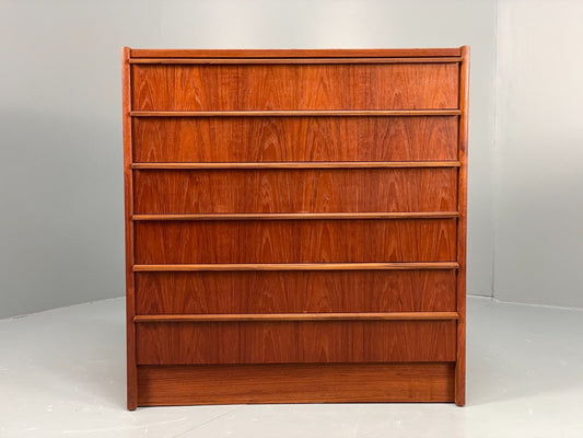 Vintage Chest Of Drawers Teak 1960s Danish Retro Storage MCM EB10868 MWOO0