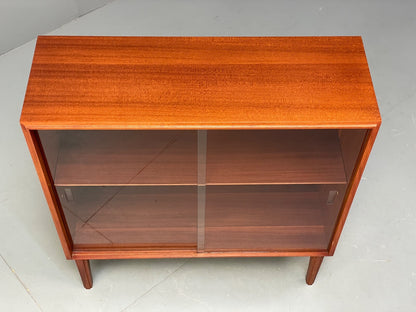 Vintage Teak Glazed Bookcase By Beaver & Tapley EB9503 MWOO - UKDK FURNITURE