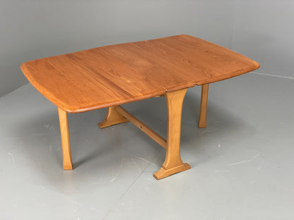 Vintage Ercol Coffee Table Blonde Elm Model 820 Drop Leaf 1970s EB11794 MWOO17