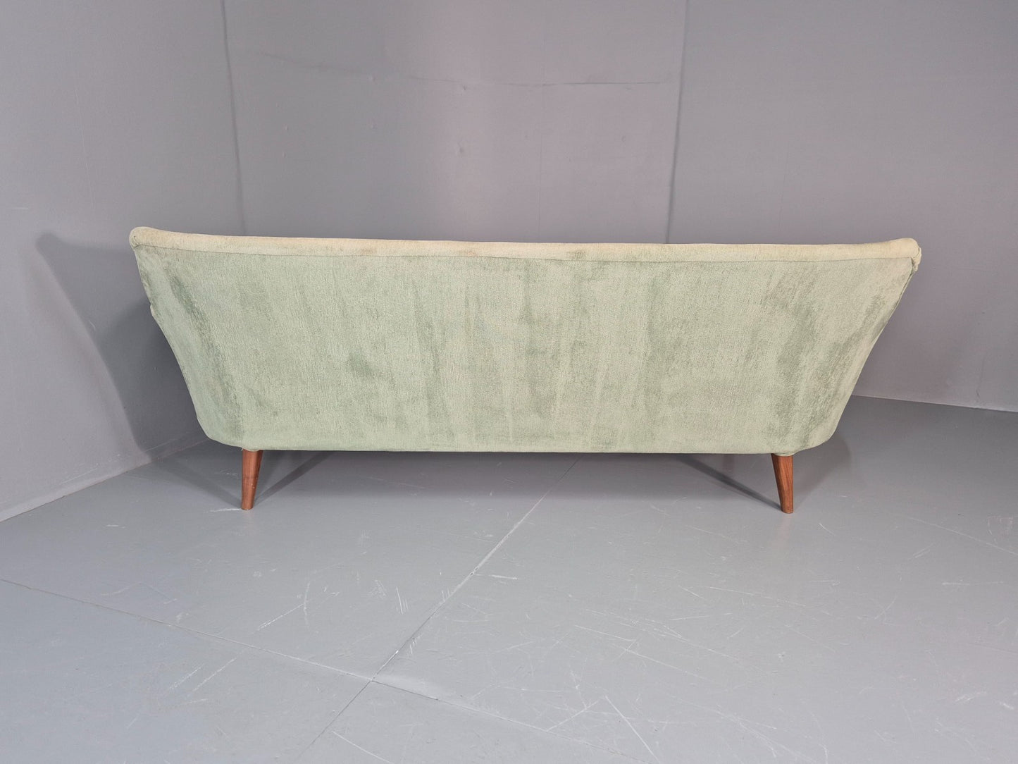 Three Seat Midcentury Sofa 1960s Sweden Teak Legs Retro EB11081 M3SS18