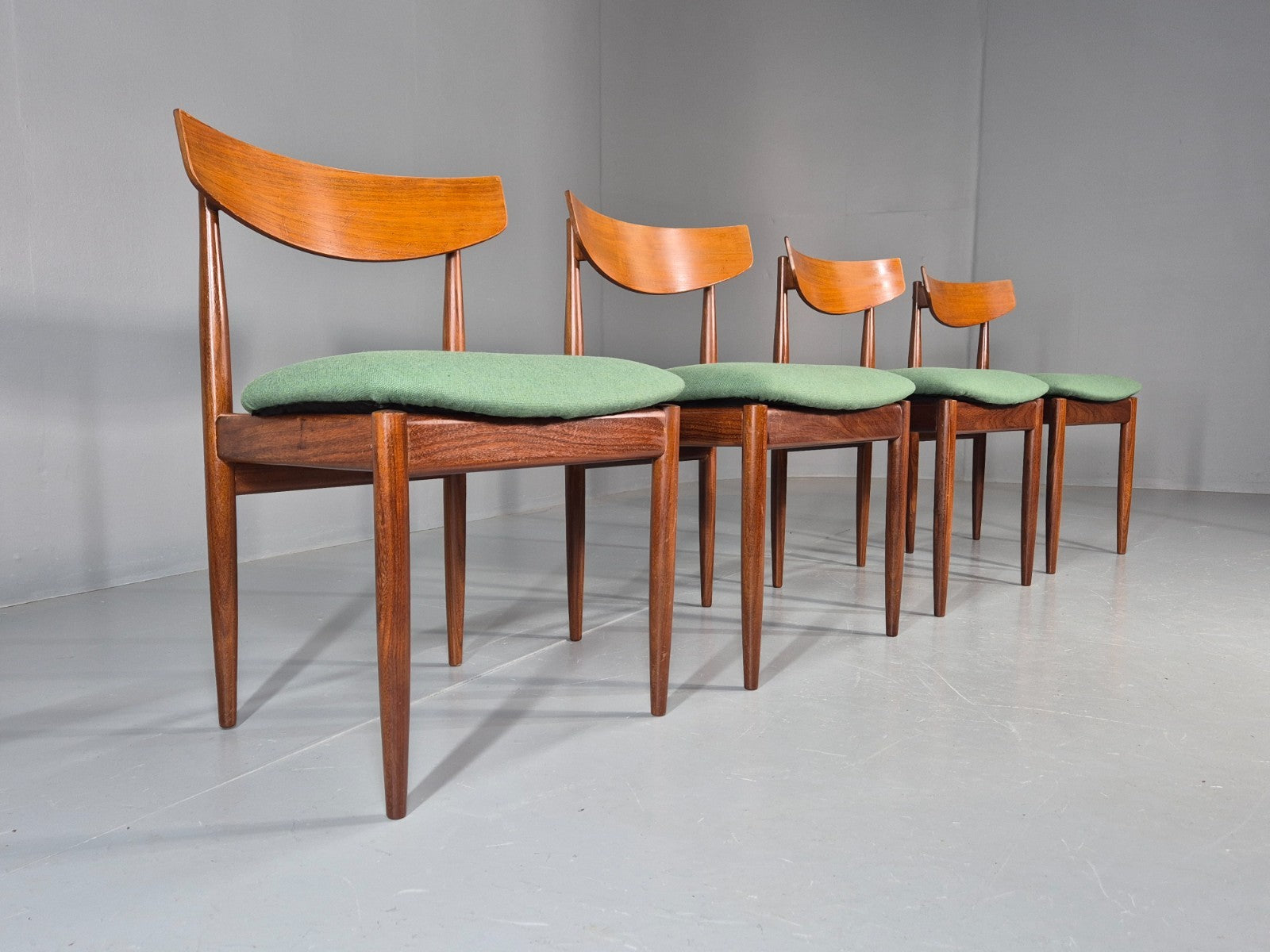 4 Vintage G Plan Dining Chairs Danish Design 1960s Retro MCM EB11484 MDIN0