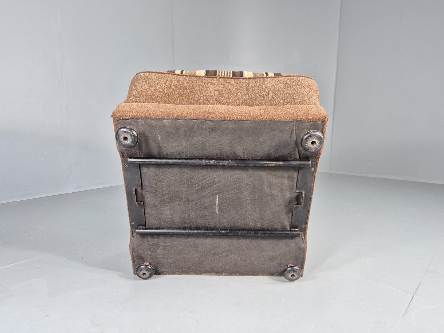 Vintage Armless Lounge Chair 1970s Retro EB11845 MNOR10