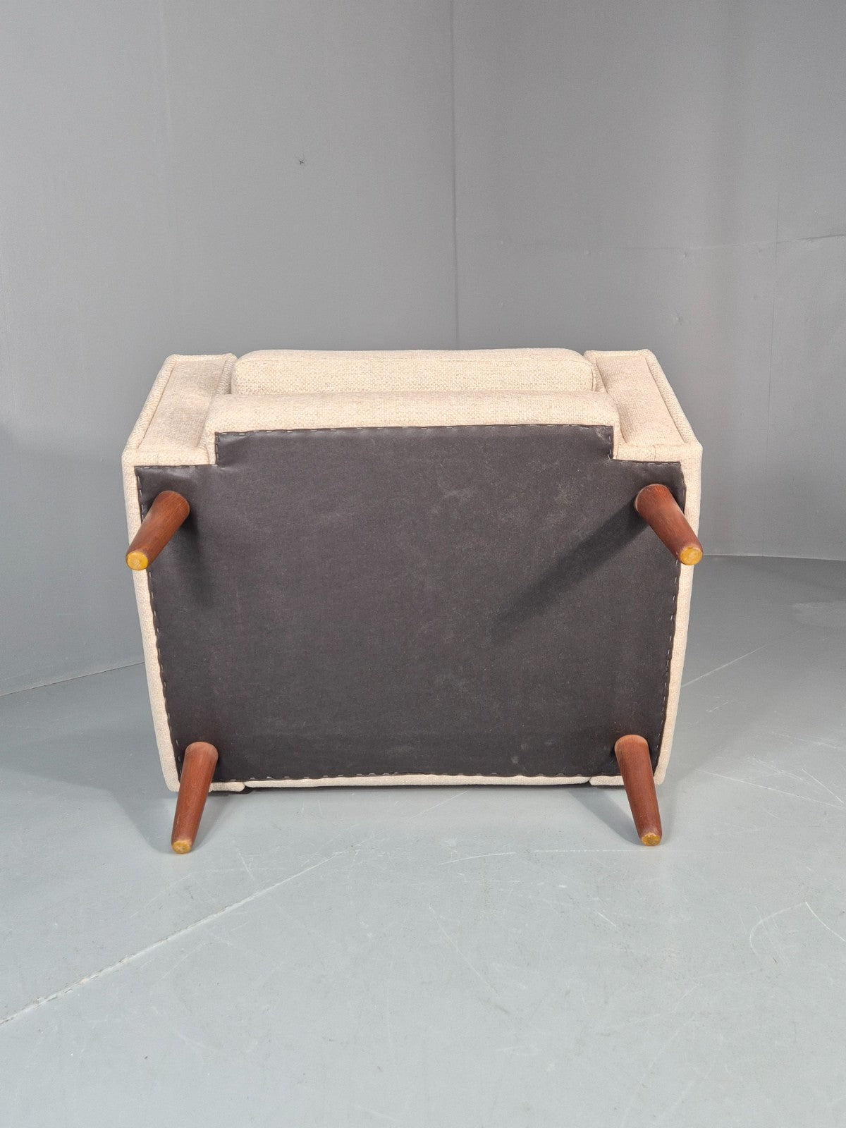 Mid Century Danish Lounge Chair 1960s Vintage Thams Reupholstered   EB11261 MNOR15