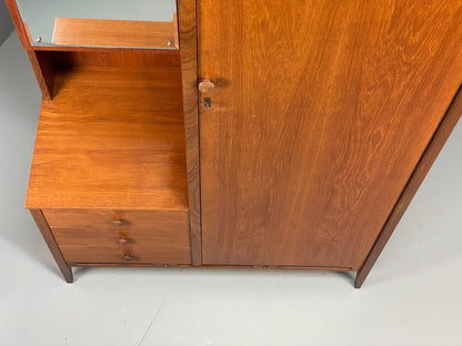 Vintage Teak Storage Unit Drawers Wardrobe Shelving 1960s Nathan EB11040 MWOO2