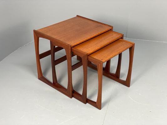 G Plan Nesting Tables 1970s Vintage Teak Quadrille Range Retro EB11070 MWOO1