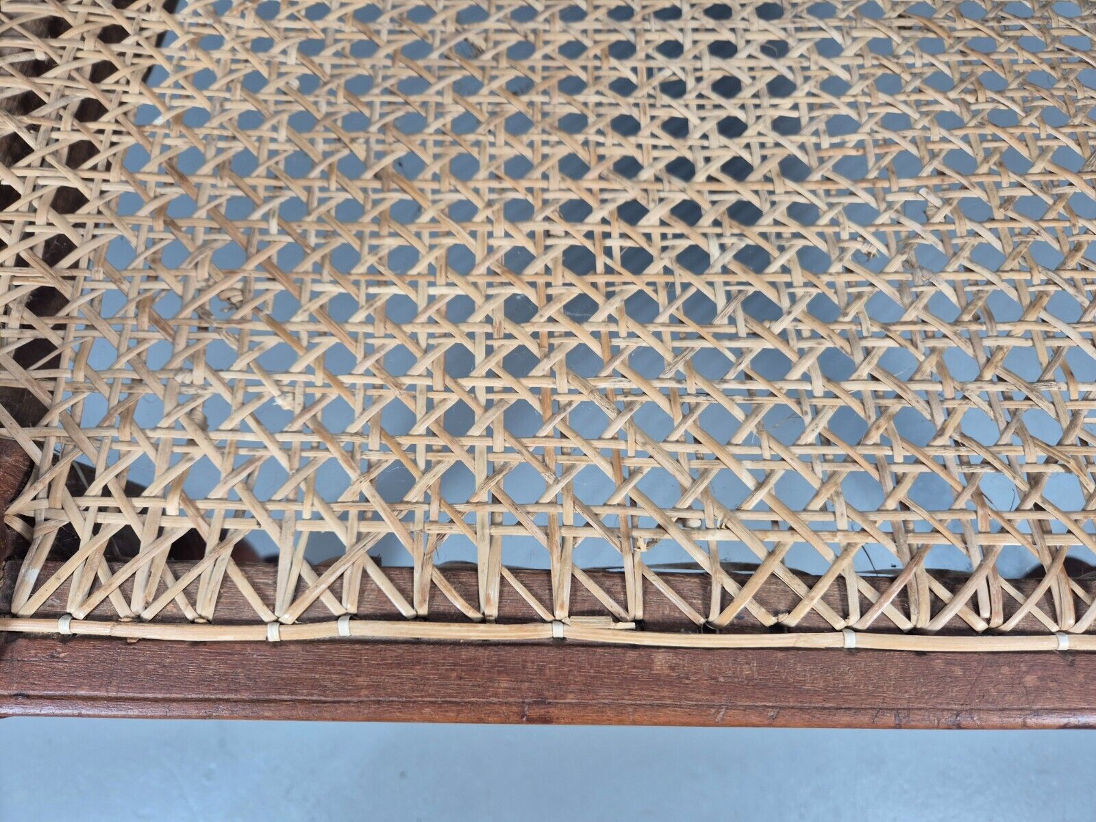 Vintage Campaign Plantation Chair Rattan Teak Retro Antique Style EB8872 VBER - UKDK FURNITURE
