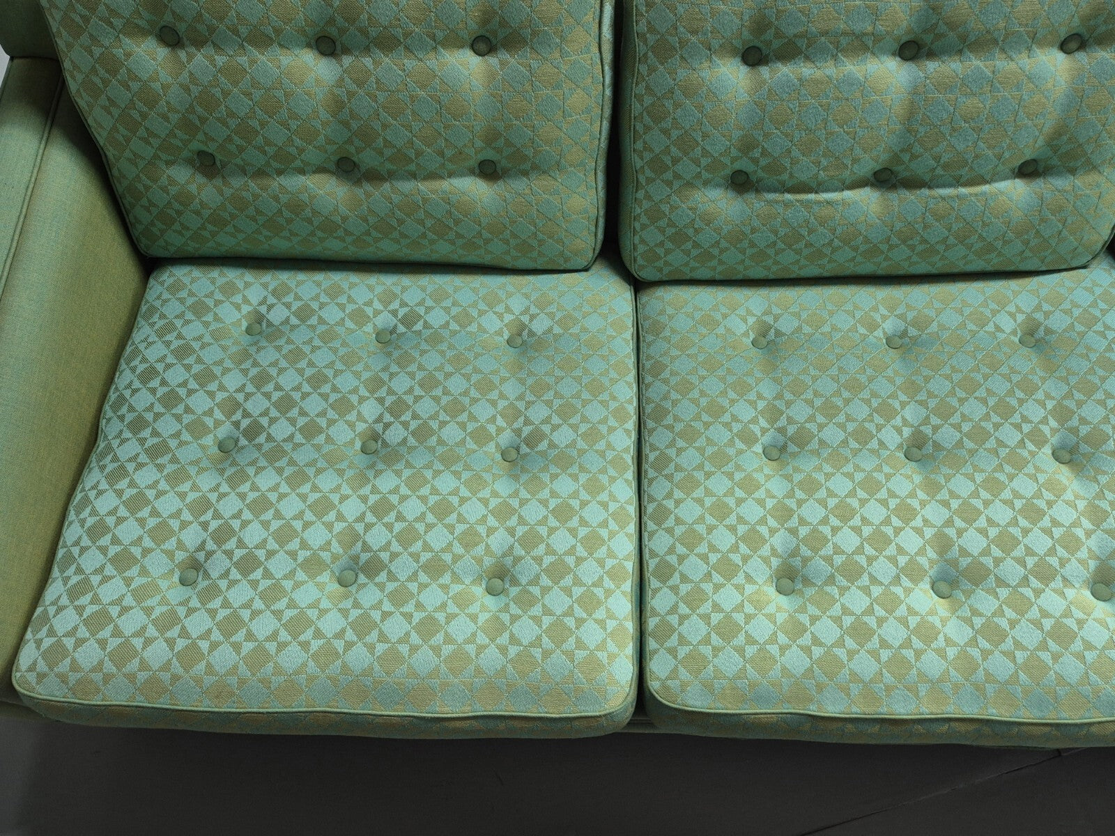 Vintage Swedish Dux Green 3 Seat Sofa 1960s Retro Mid Century EB7747 M3SS - UKDK FURNITURE