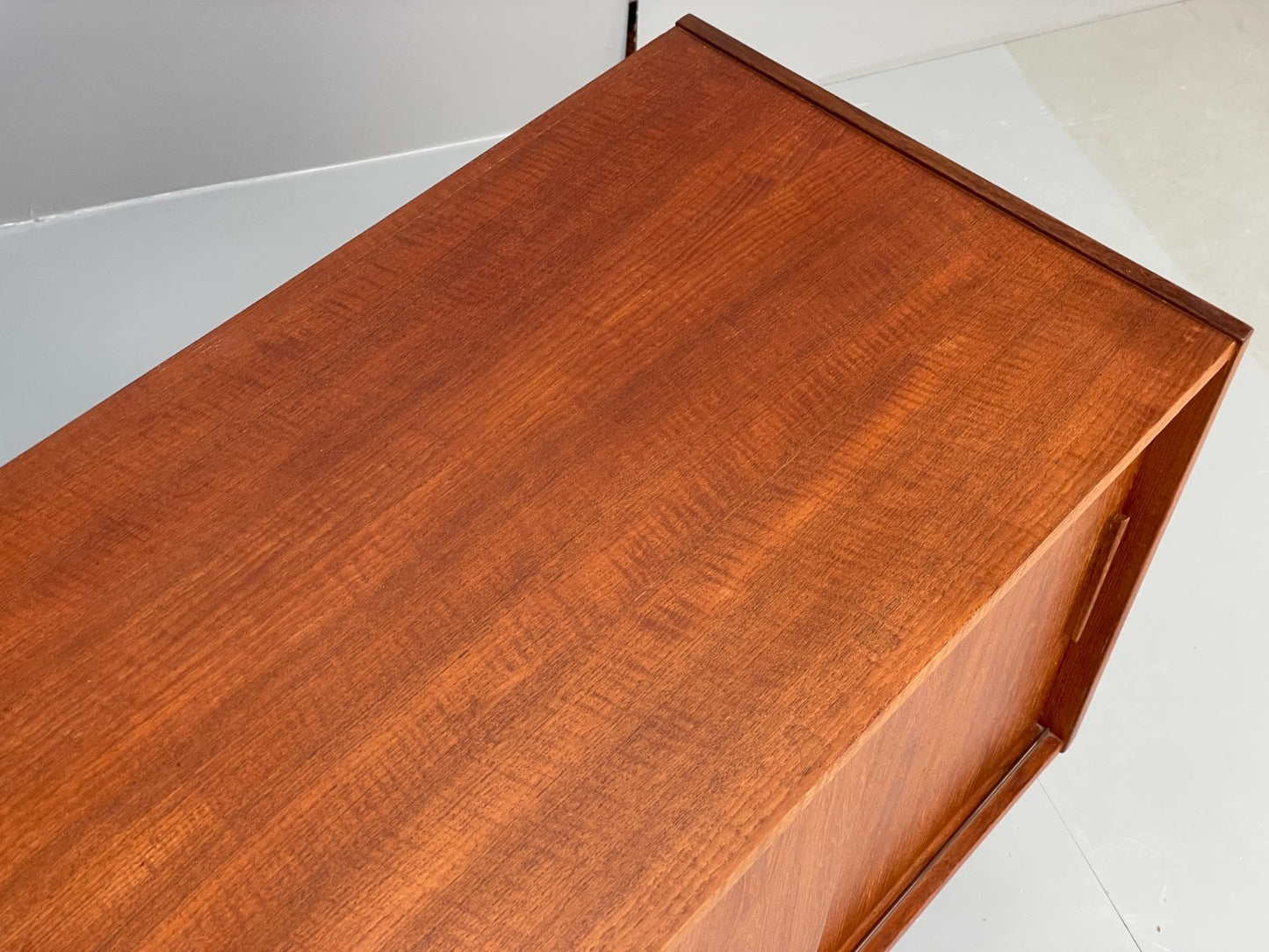 Vintage Teak Sideboard 1960s Midcentury Drawers Shelving Storage EB10945 MWOO14