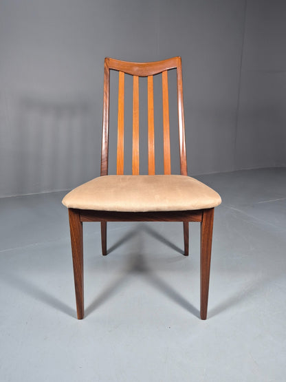 6 G Plan Fresco Lounge Chairs Teak High Back Cream SEats 1970s  EB10984 VDIN5