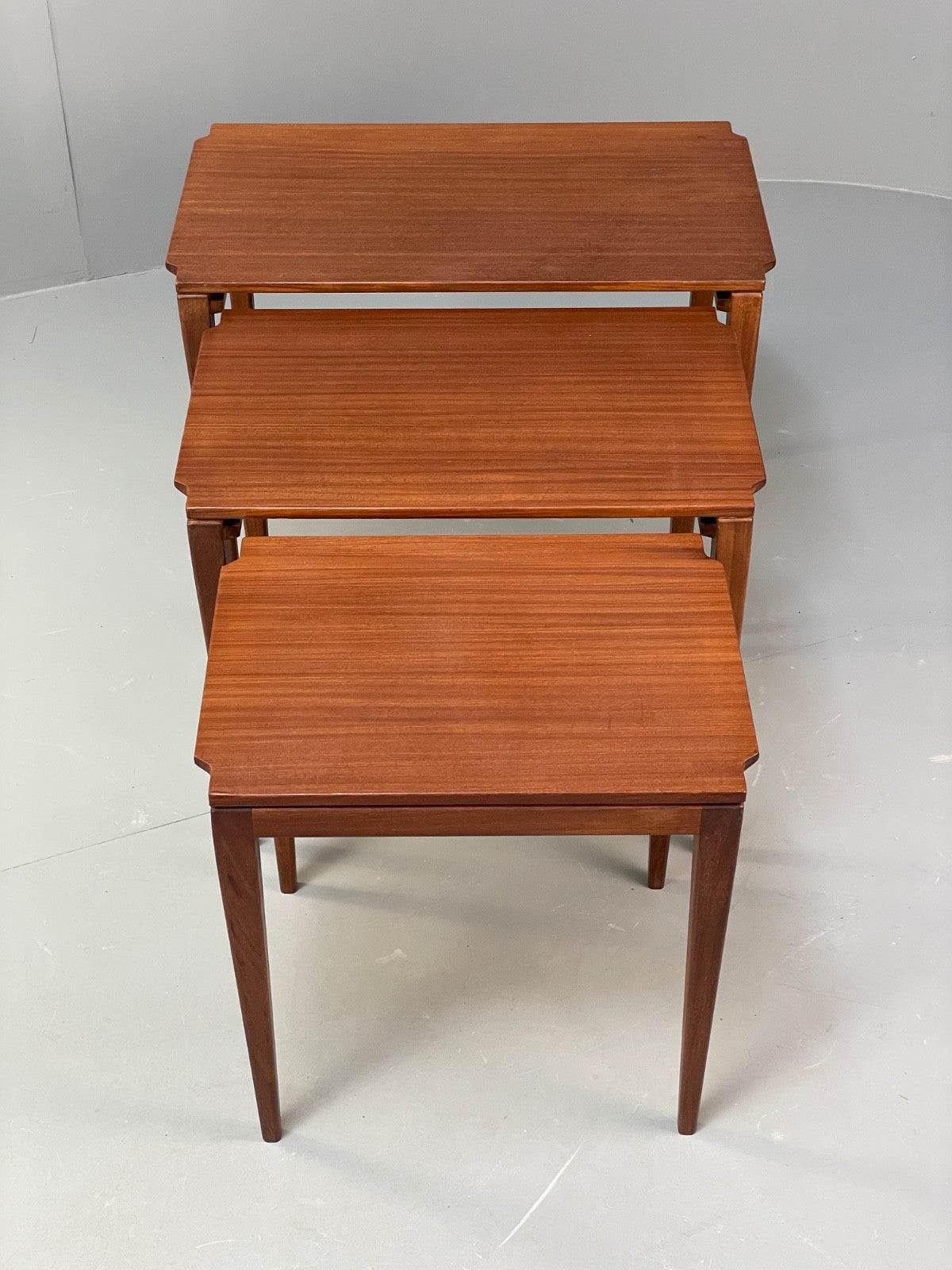 Vintage Richard Hornby Teak Nesting Tables 1960s Retro EB10009 MWOO - UKDK FURNITURE