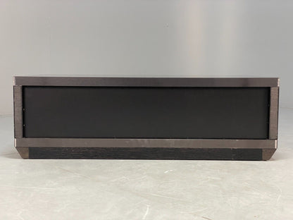 Modern Italian Gloss Black Low Double Drawer Unit EB8662 MWOO - UKDK FURNITURE