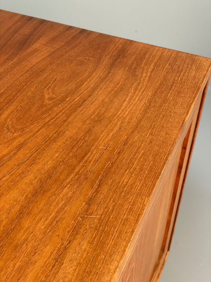 Vintage Danish Teak Sideboard By Omann Jun Drawers Shelving Retro EB9815 MWOO - UKDK FURNITURE