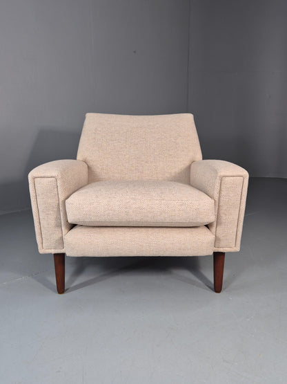 Mid Century Danish Lounge Chair 1960s Vintage Thams Reupholstered   EB11261 MNOR2