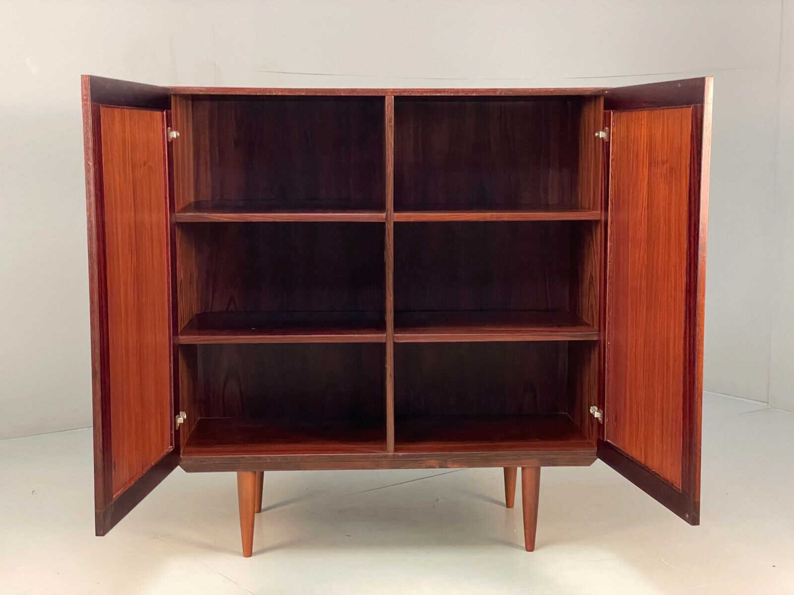 Vintage Danish Double Door Cabinet Adjustable Shelves EB8091 MWOO - UKDK FURNITURE