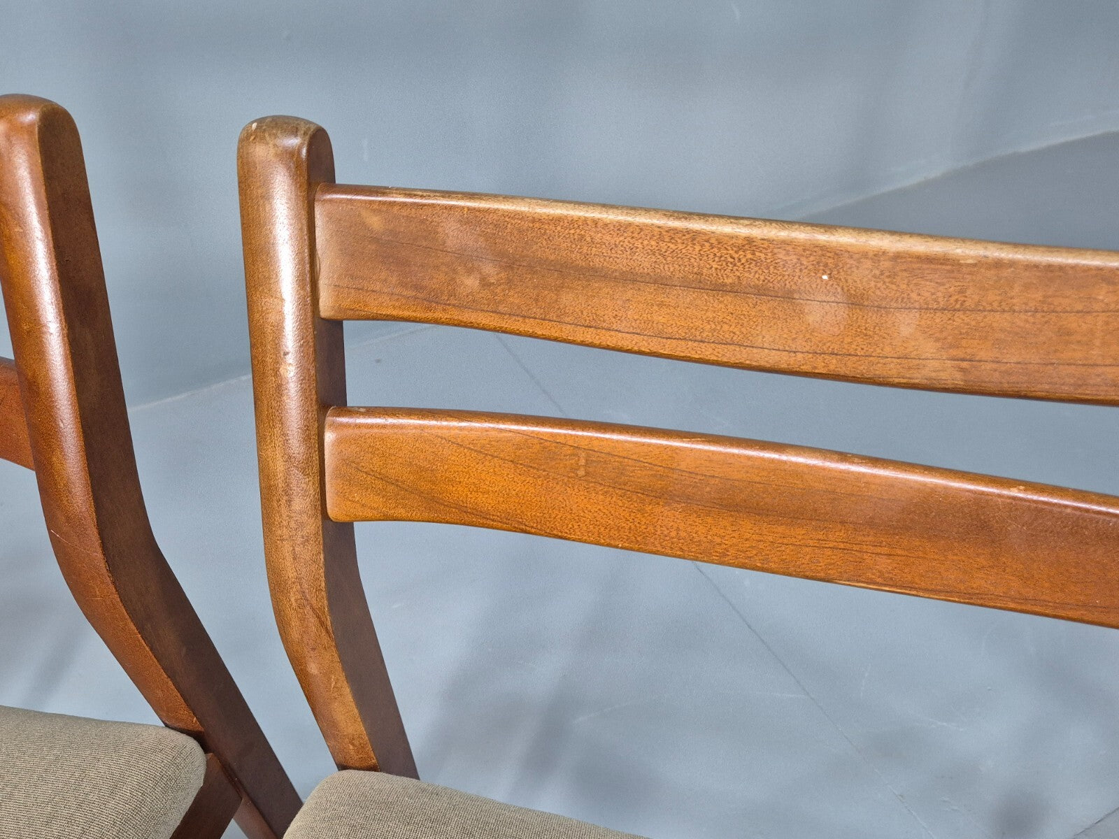 4 Danish Style Teak Dining Chairs Mid Century 1960s Retro MCM EB9694 MDIN - UKDK FURNITURE