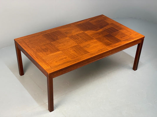 Midcentury Rectangular Chequerboard Pattern Coffee Table By Heggen EB8670 MWOO - UKDK FURNITURE