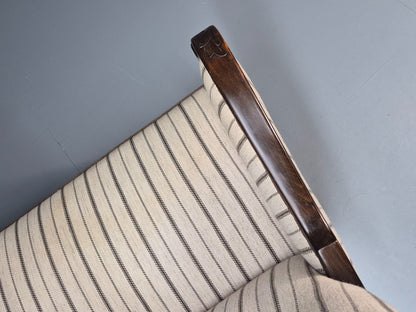 1950s Three Seater Settee Vintage Danish Cream and Grey Retro Deco EB11351 V3SS15