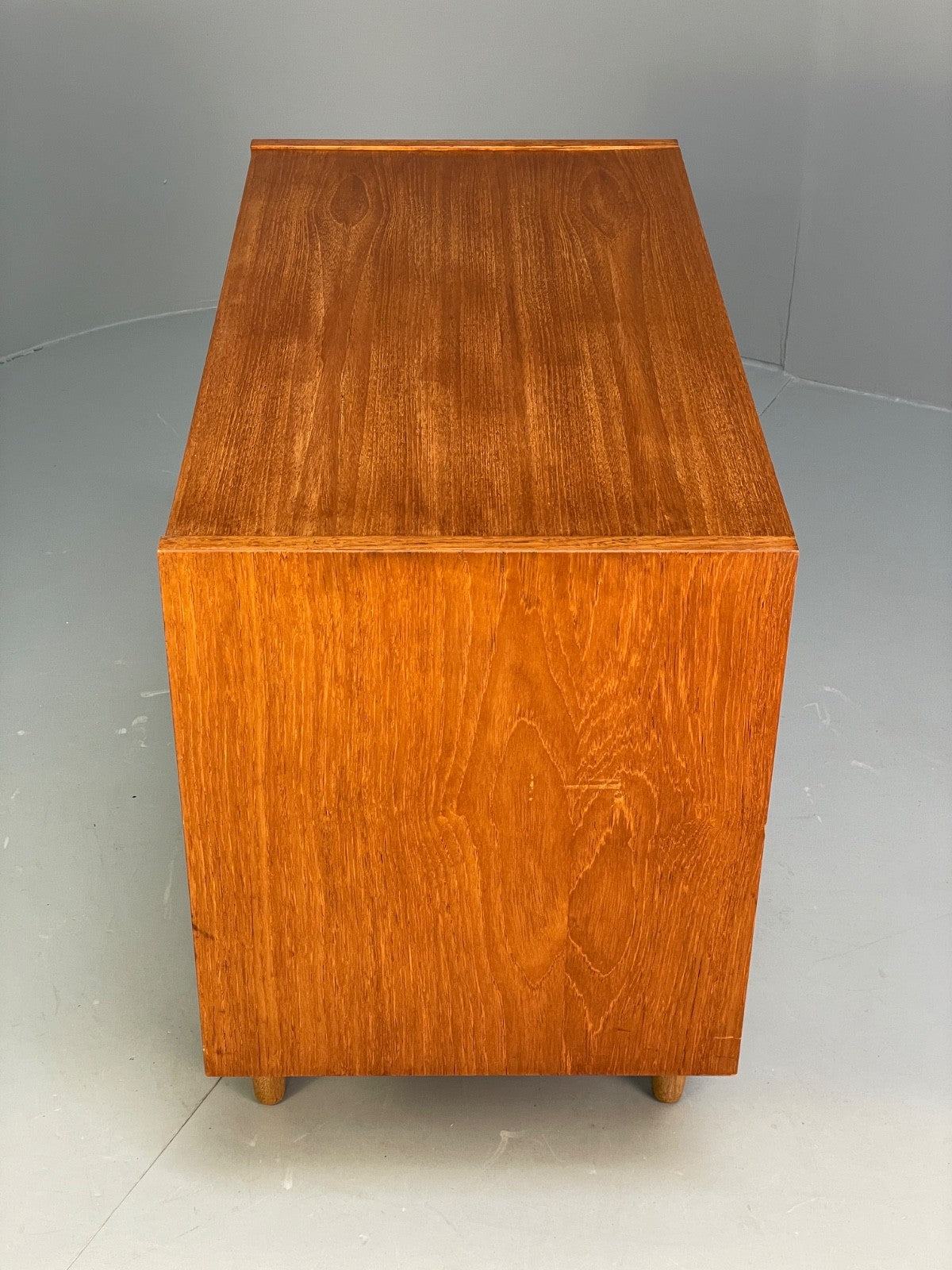 Vintage Danish Teak Cabinet 1970s Retro Sliding Doors Shelf EB9834 MWOO - UKDK FURNITURE