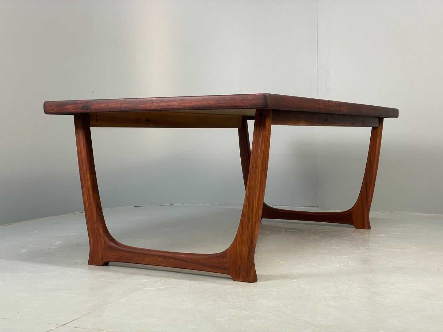 Vintage Rectangular Coffee Table Mid Century Norwegian Design EB10676 MWOO7