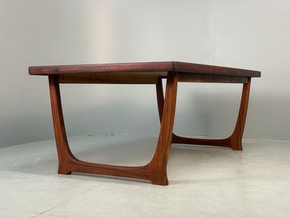 Vintage Rectangular Coffee Table Mid Century Norwegian Design EB10676 MWOO7