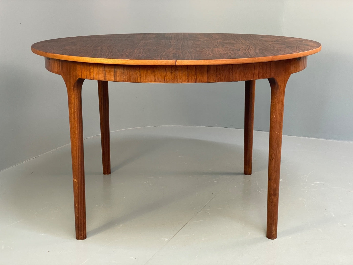 Vintage McIntosh Dining Table Round Extending 1960s Mid Century EB9773 MWOO - UKDK FURNITURE